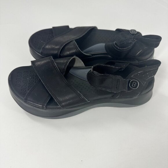 B Zees Poppy Sandals Black Comfort Size 7M - Picture 5 of 9
